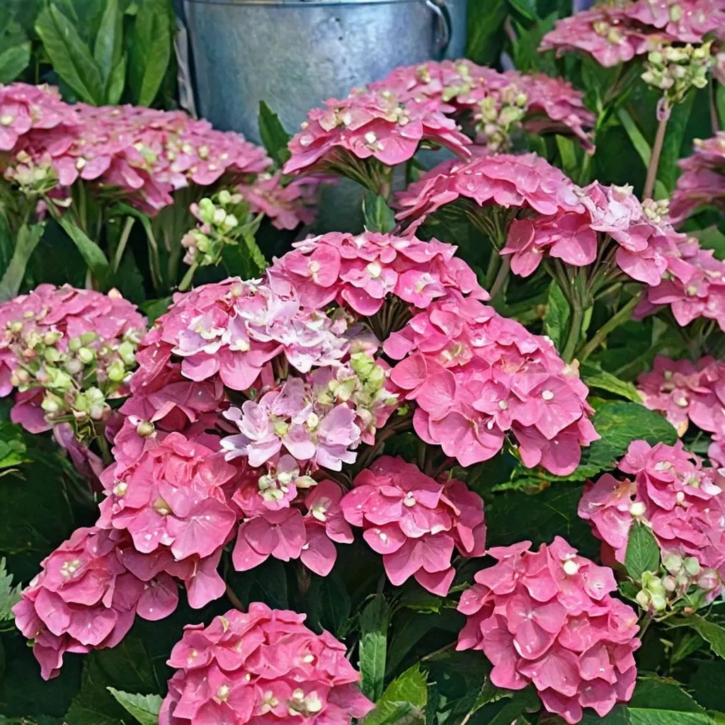 Hydrangea macrophylla 'Forever Pink'