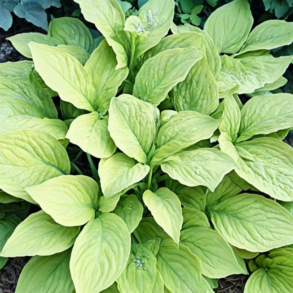 Hosta x hybrida 'Dandy Lion'