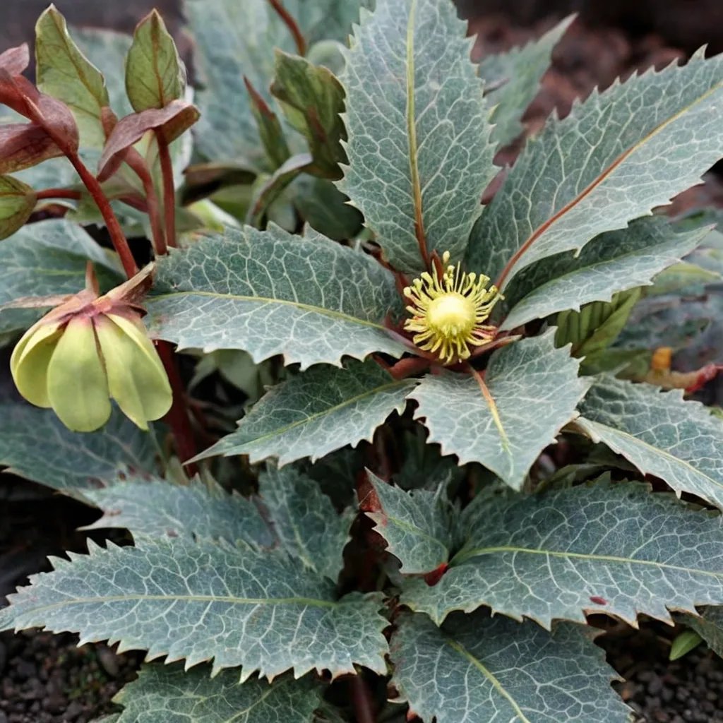 Helleborus x sternii 'Hot Flash'