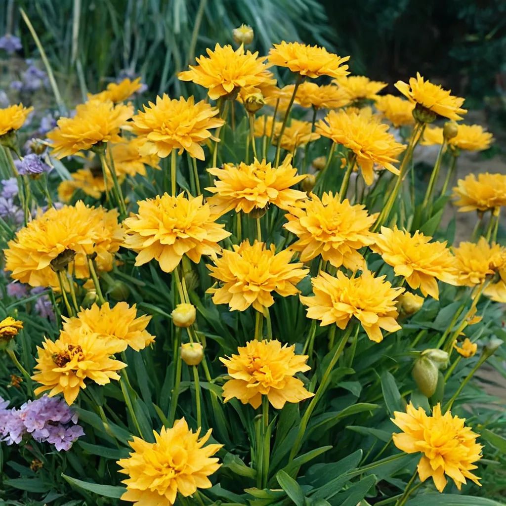 Coreopsis tinctoria 'Early Sunrise'