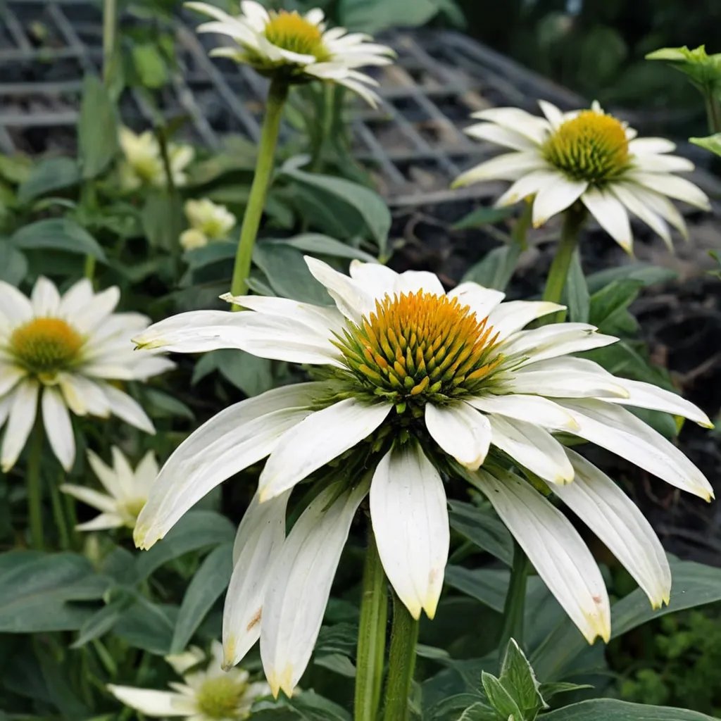 Echinacea purpurea 'Cygnet White'