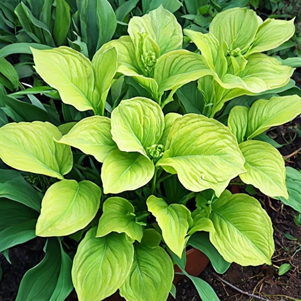 Hosta x hybrida 'Golden Gate'