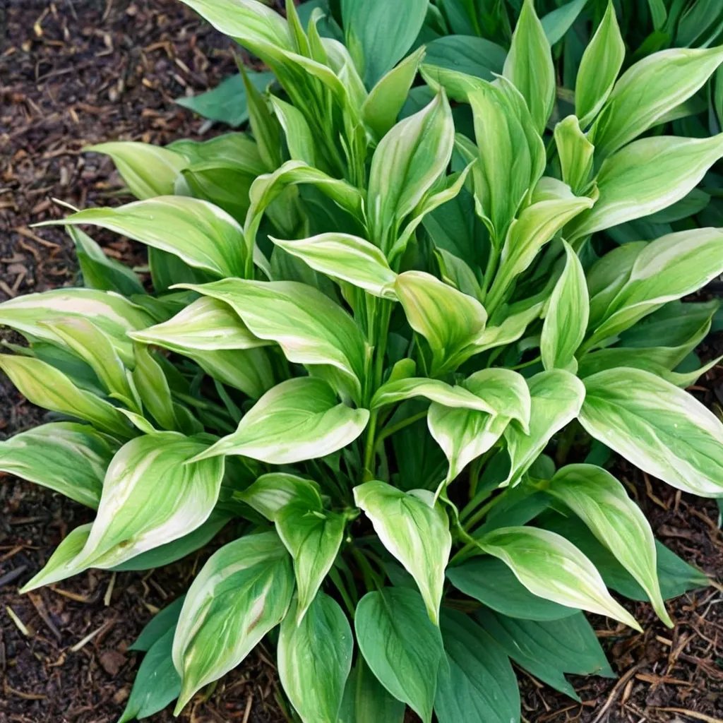 Hosta x hybrida 'Green Eyes'
