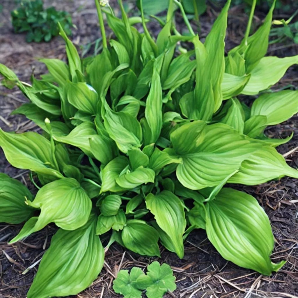 Hosta x hybrida 'Bridegroom'