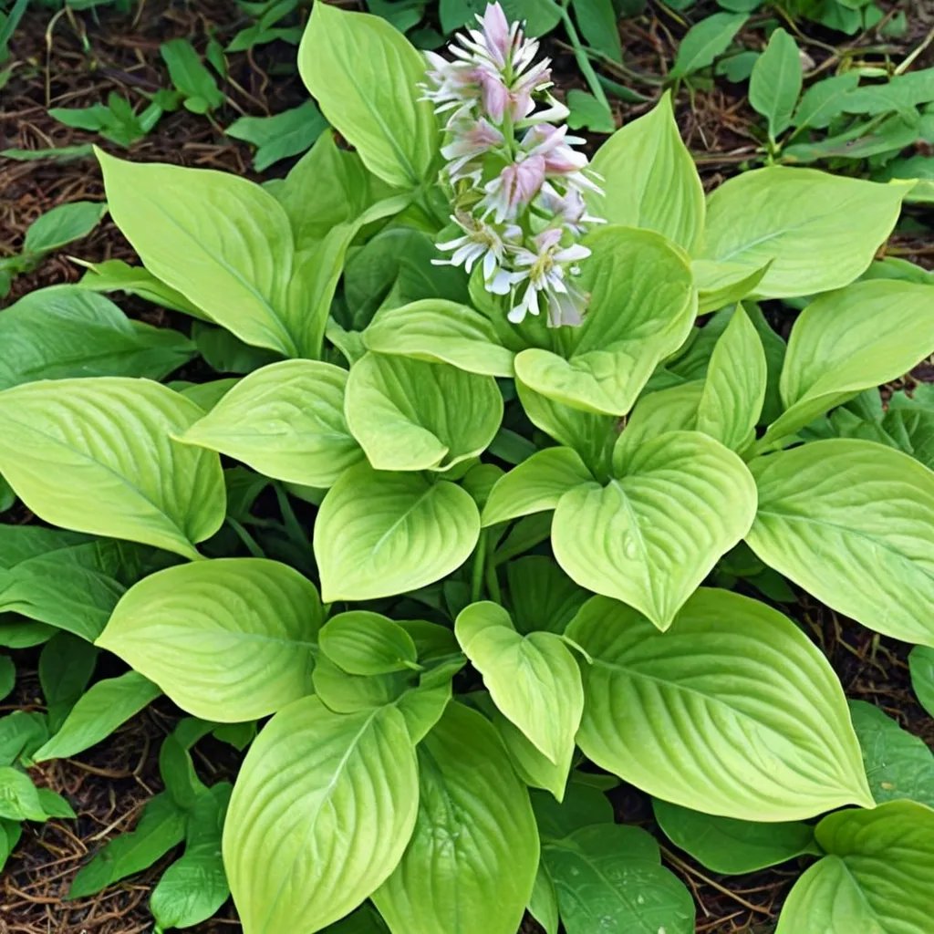 Hosta x hybrida 'Fried Bananas'
