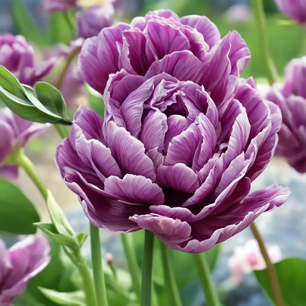 Tulipa gesneriana 'Blue Diamond'