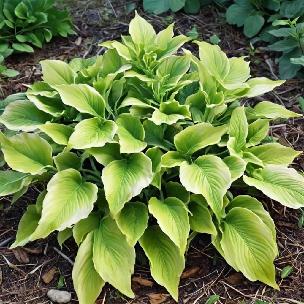 Hosta x hybrida 'Sunny Smiles'