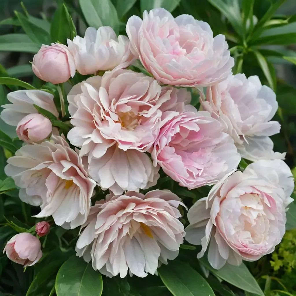 Paeonia lactiflora 'Shirley Temple'