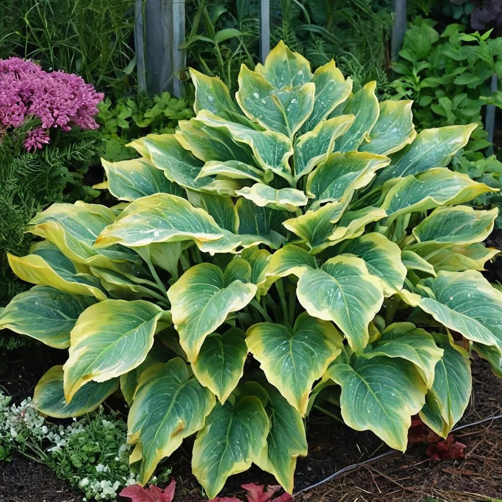 Hosta x hybrida 'Seducer'