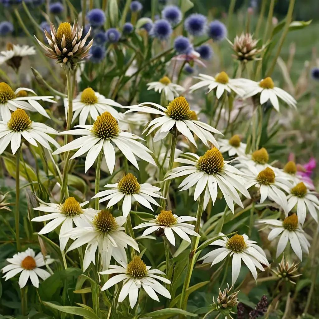 Echinacea purpurea 'White Swan'