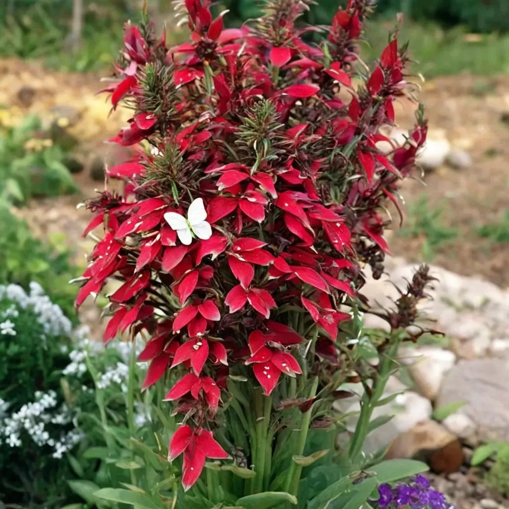 Lobelia speciosa 'Compliment Deep Red'