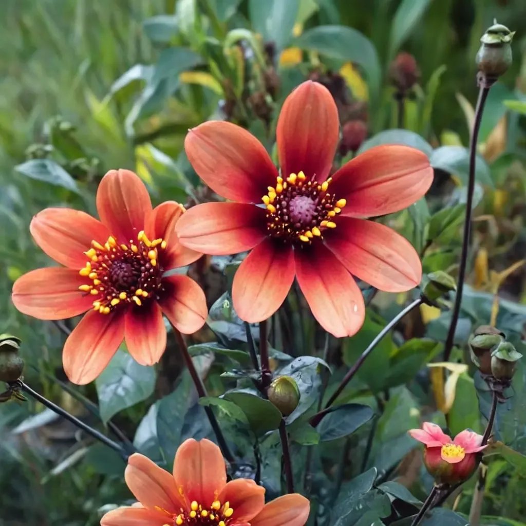 Dahlia variabilis 'Scura'
