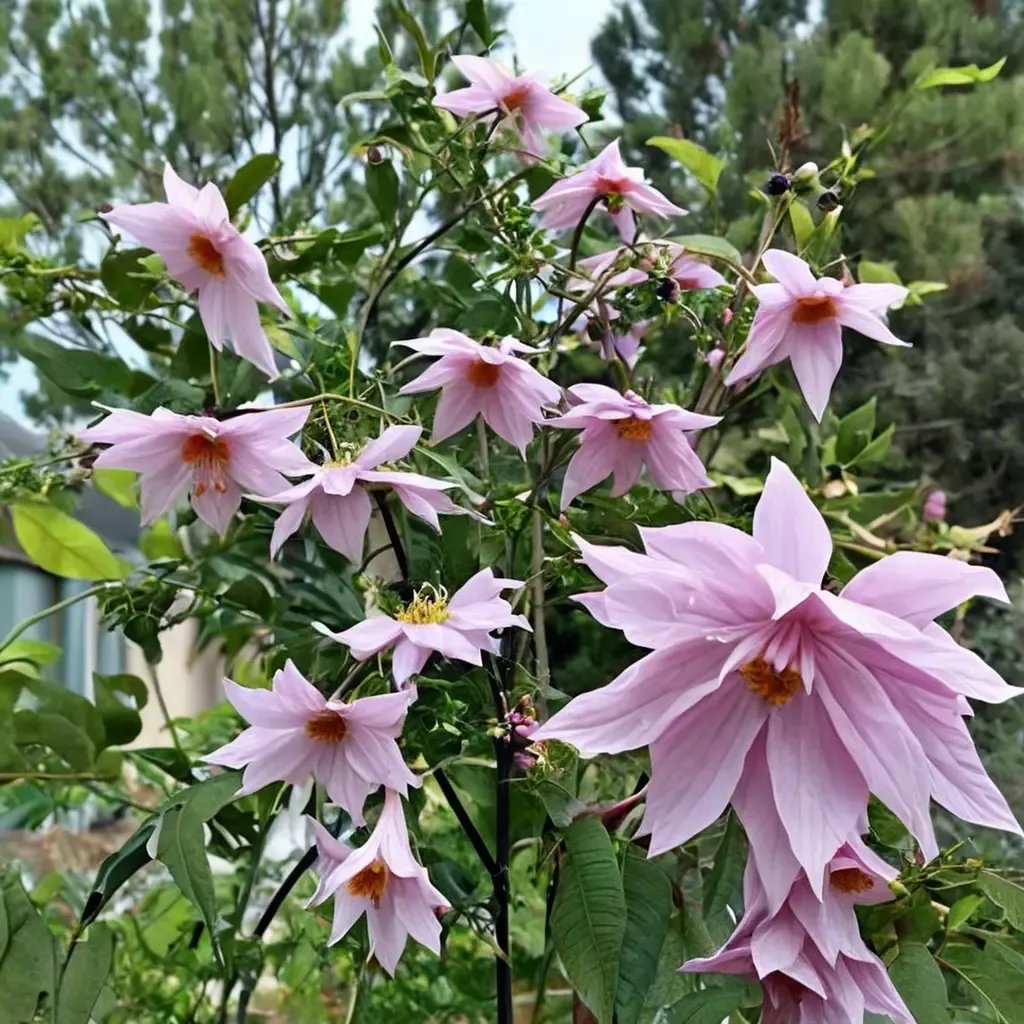 Dahlia imperialis 'Bell Tree Dahlia'
