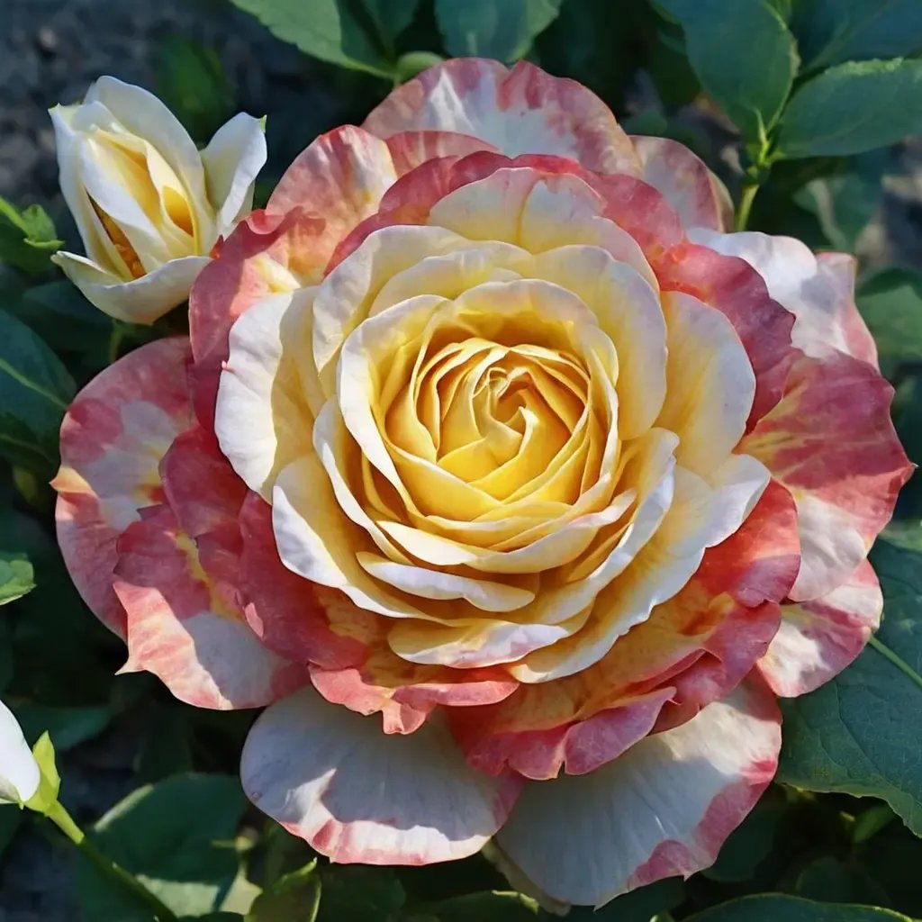Rosa x hybrida 'Make Me Blush'