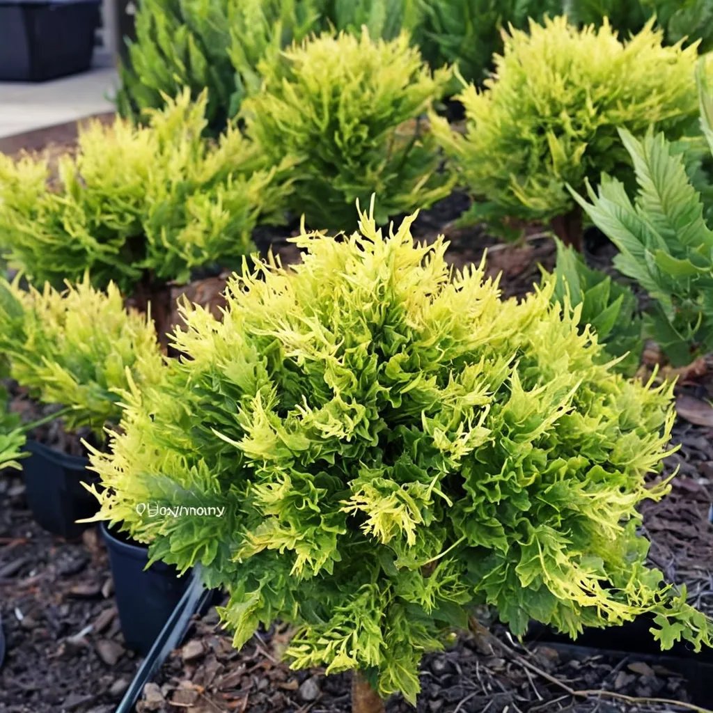 Thuja orientalis 'Golden Ball'