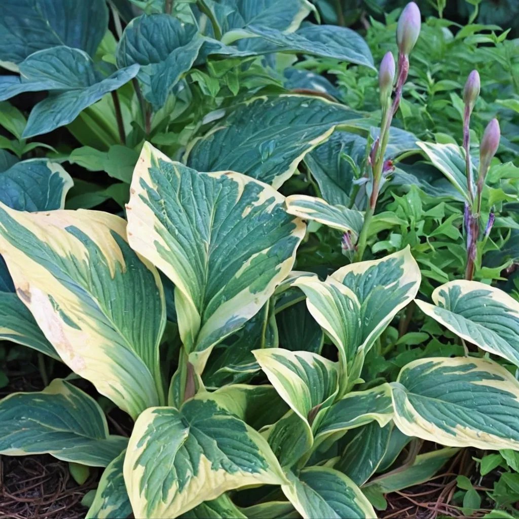 Hosta x hybrida 'Strawberry Surprise'