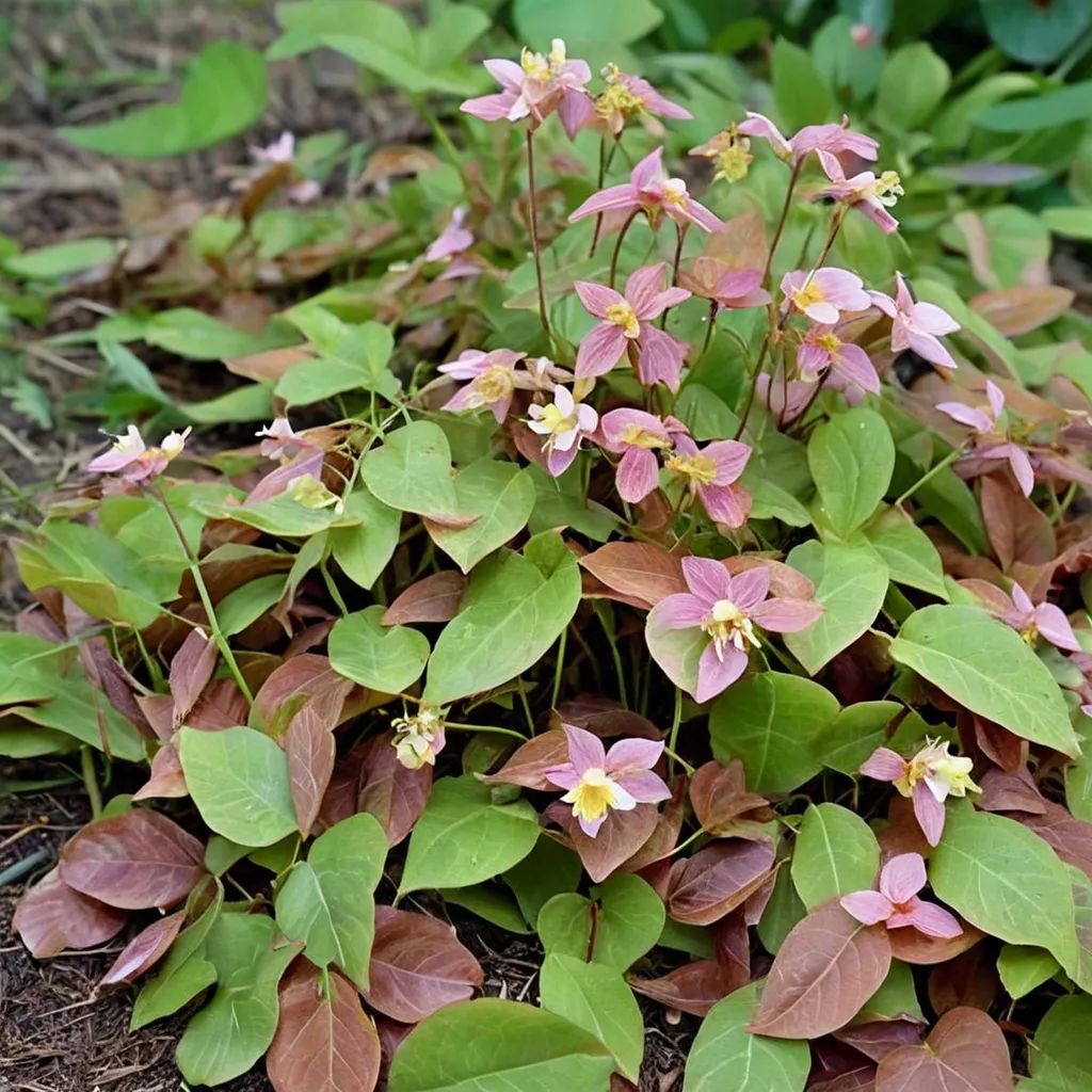 Epimedium x versicolor 'Versicolor'
