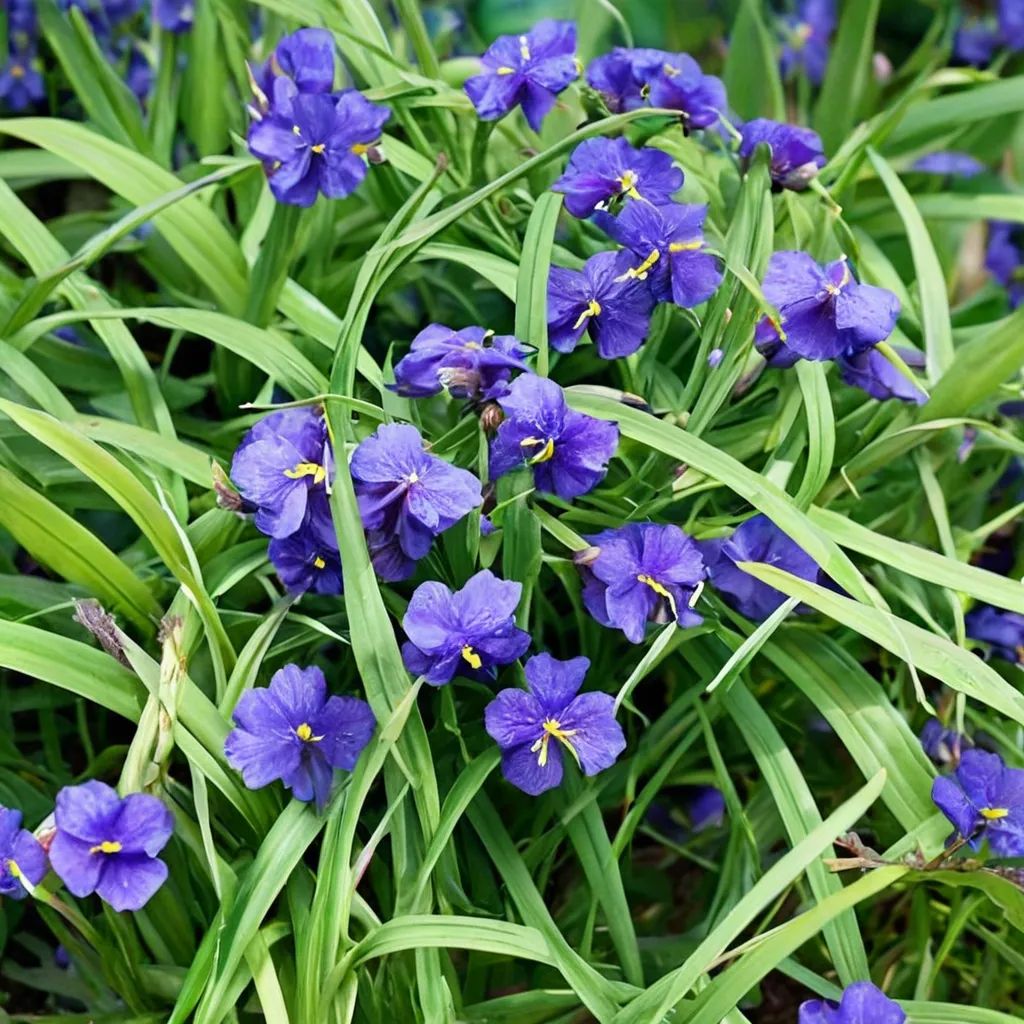 Tradescantia x andersoniana 'Leonora'