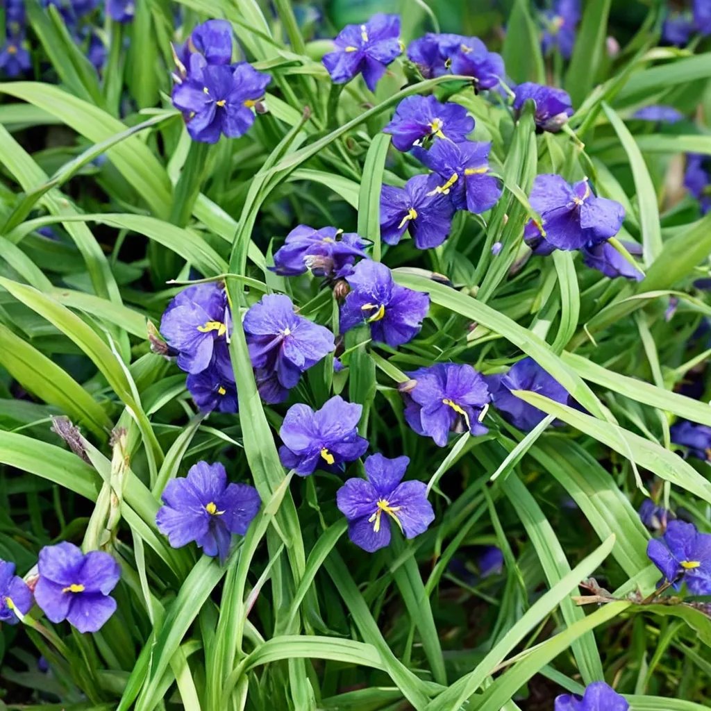 Tradescantia x andersoniana 'Leonora'