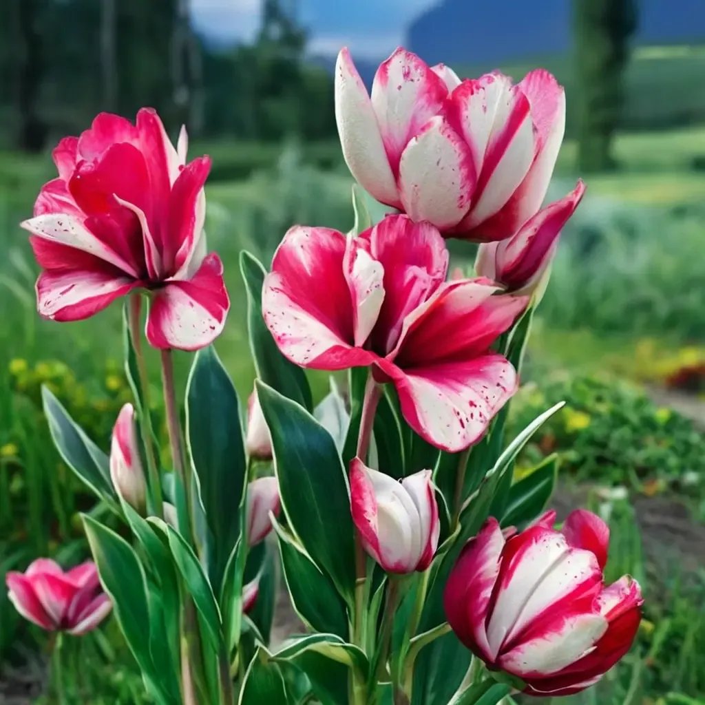 Tulipa gesneriana 'Burning Desire'