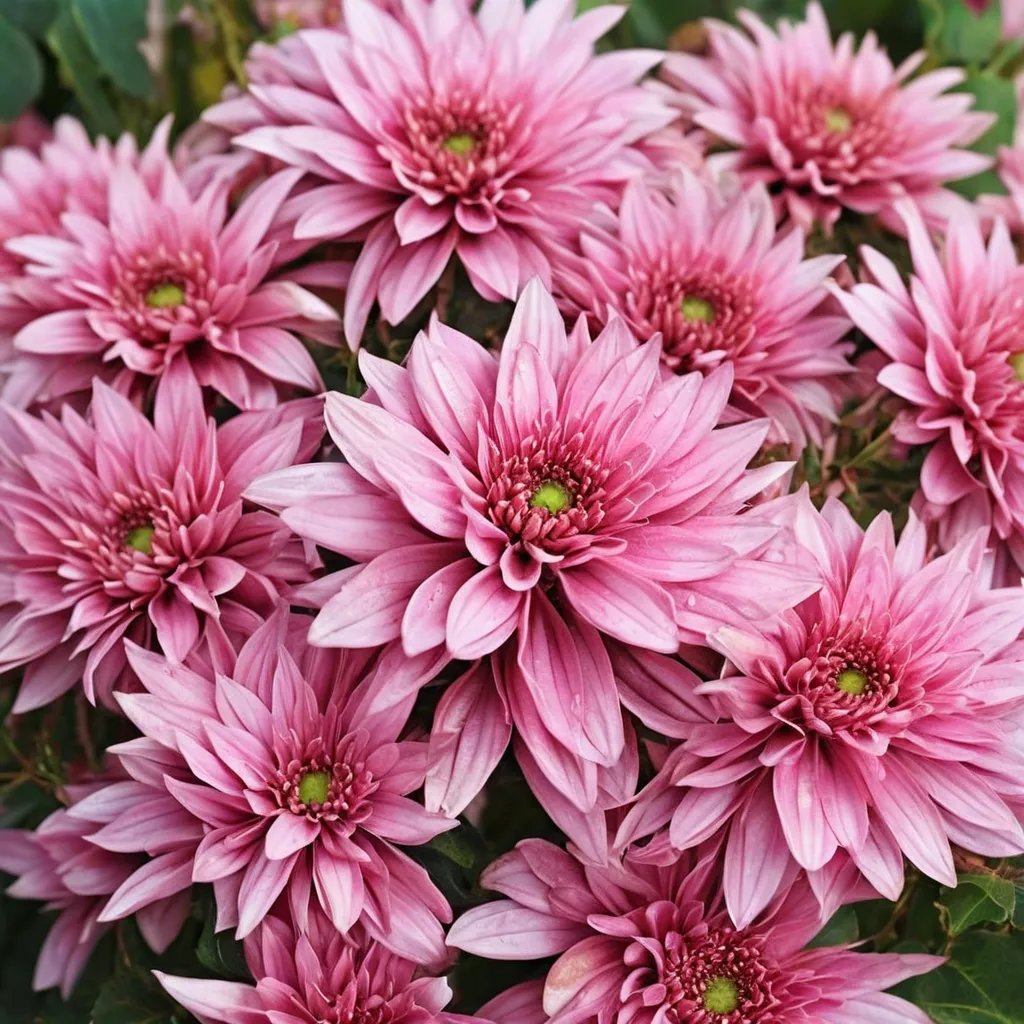Chrysanthemum x morifolium 'Pink'
