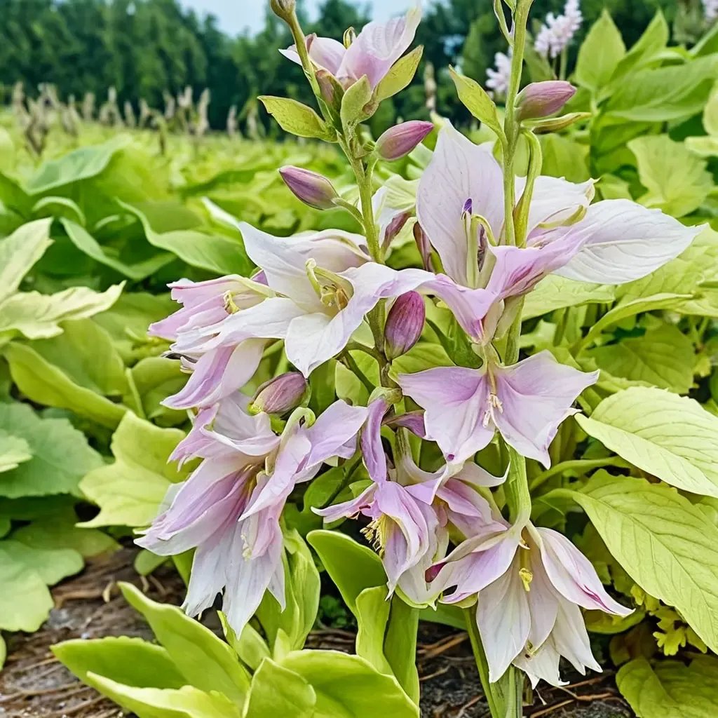 Hosta ventricosa 'Ki-Ren Jyaku Double Flowering'