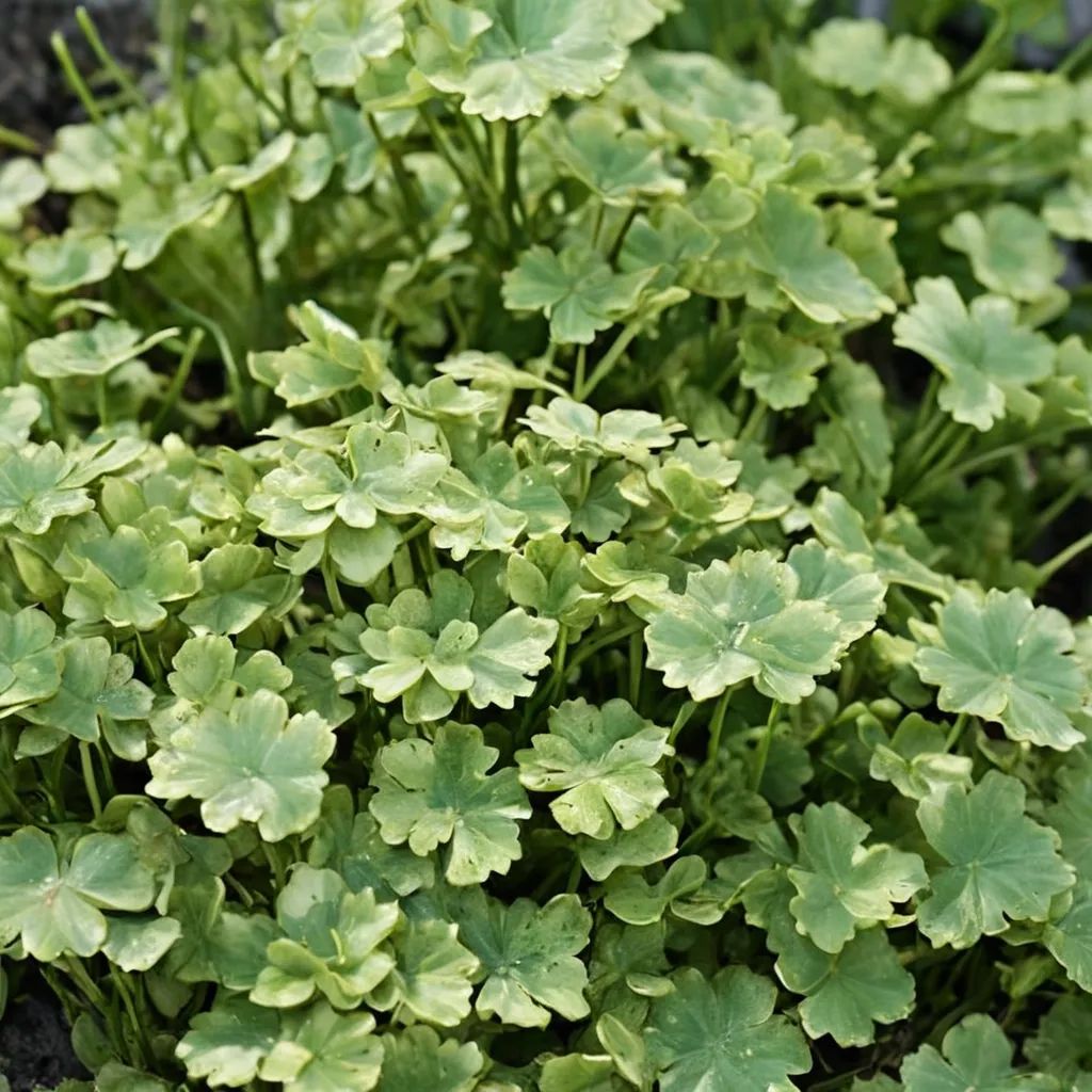 Hydrocotyle sibthorpioides 'Variegata'