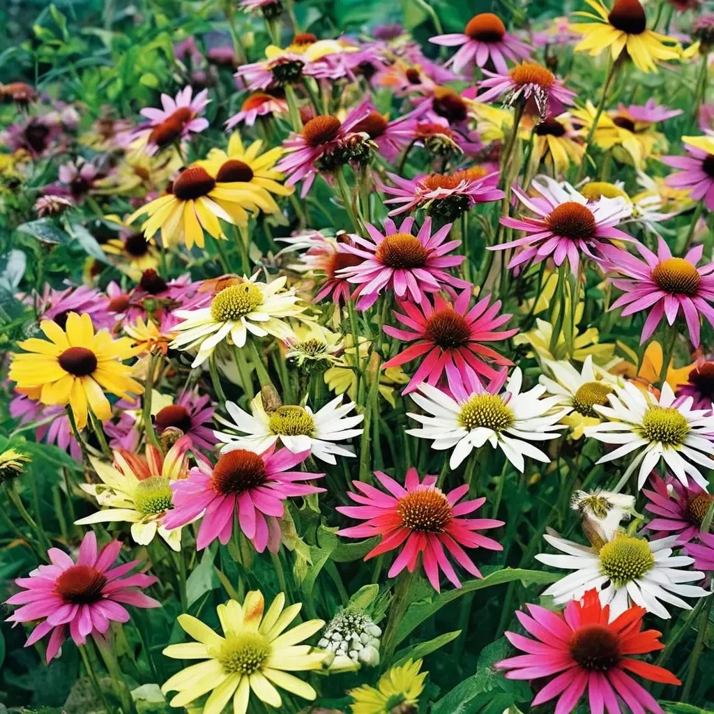 Echinacea purpurea 'Hybridizer's Mix'
