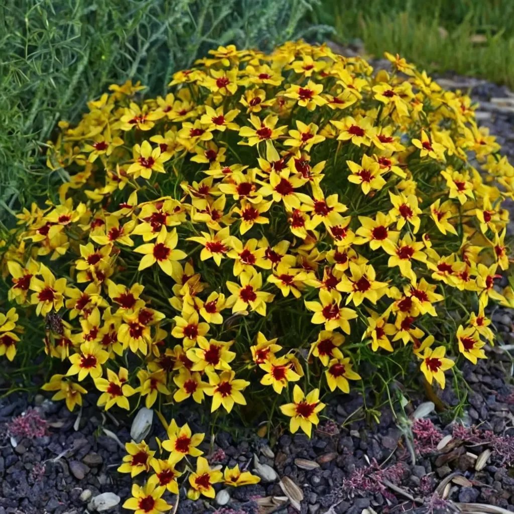 Coreopsis tinctoria 'Curry Up'
