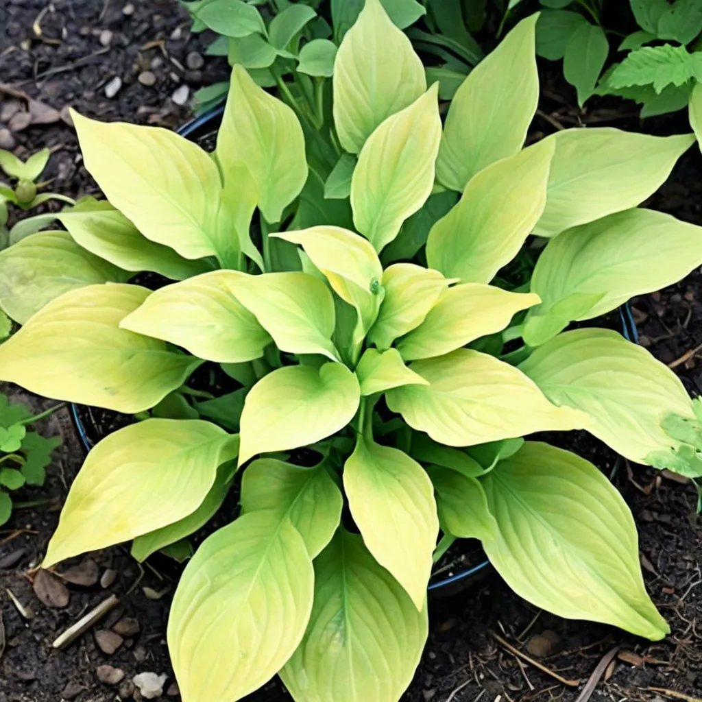 Hosta x hybrida 'Lemontini'