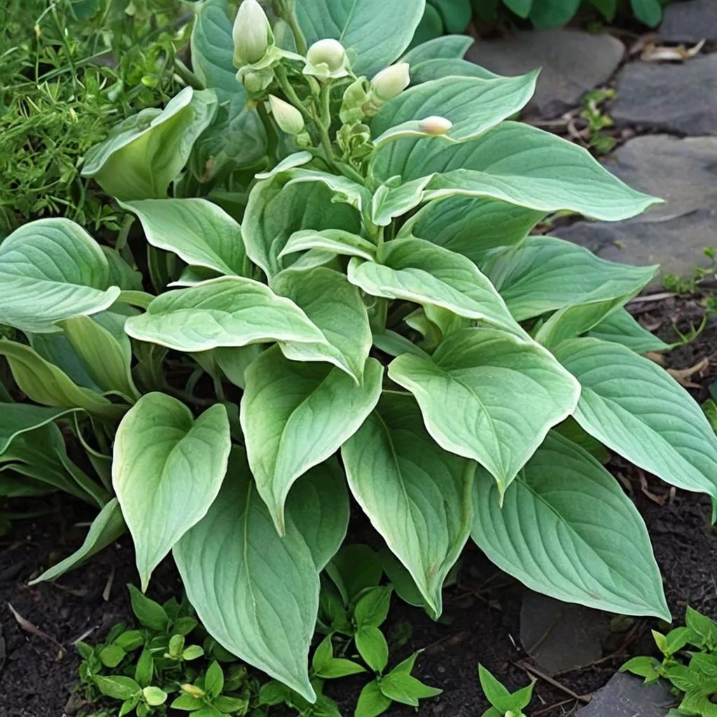 Hosta x hybrida 'Introvert'