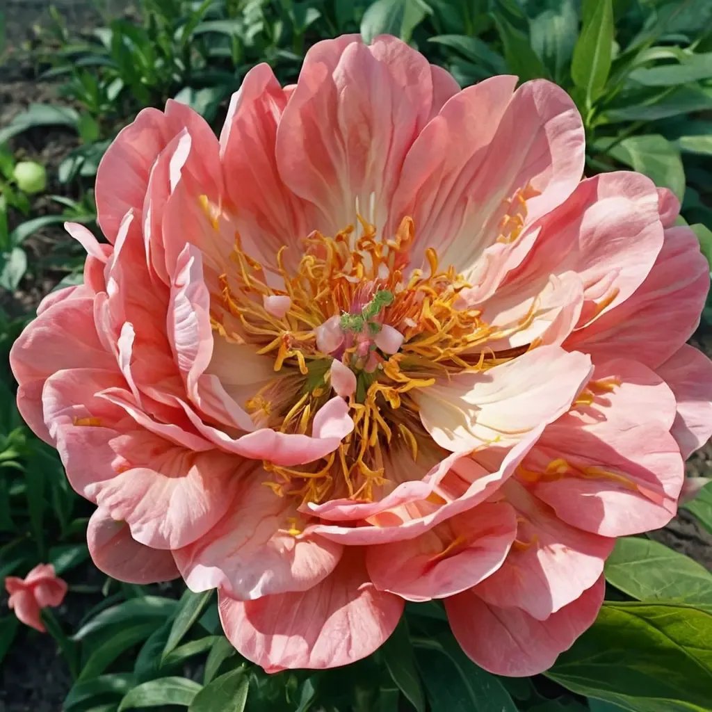 Paeonia suffruticosa 'Coral Charm'
