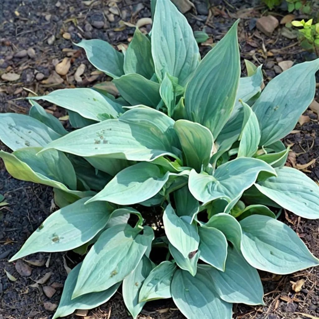 Hosta x hybrida 'Blue Clown'