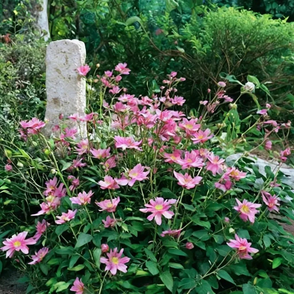 Anemone hupehensis 'Prinz Heinrich'