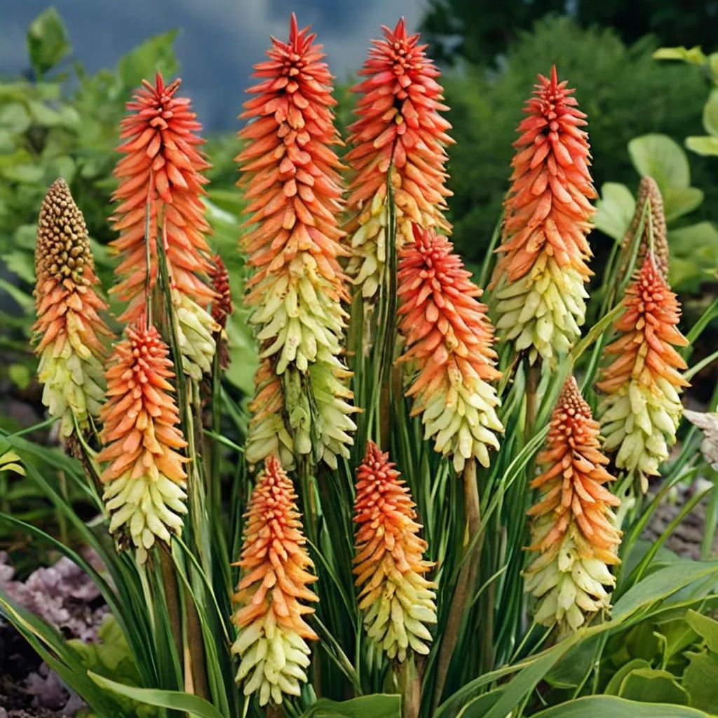 Kniphofia uvaria 'Flamenco'