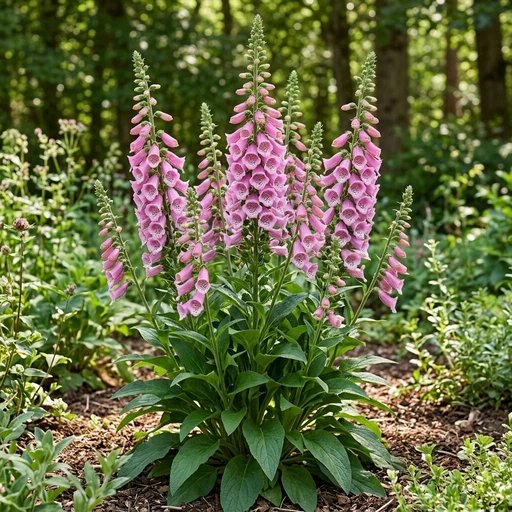 Digitalis hybrida 'Artic Fox Rose'
