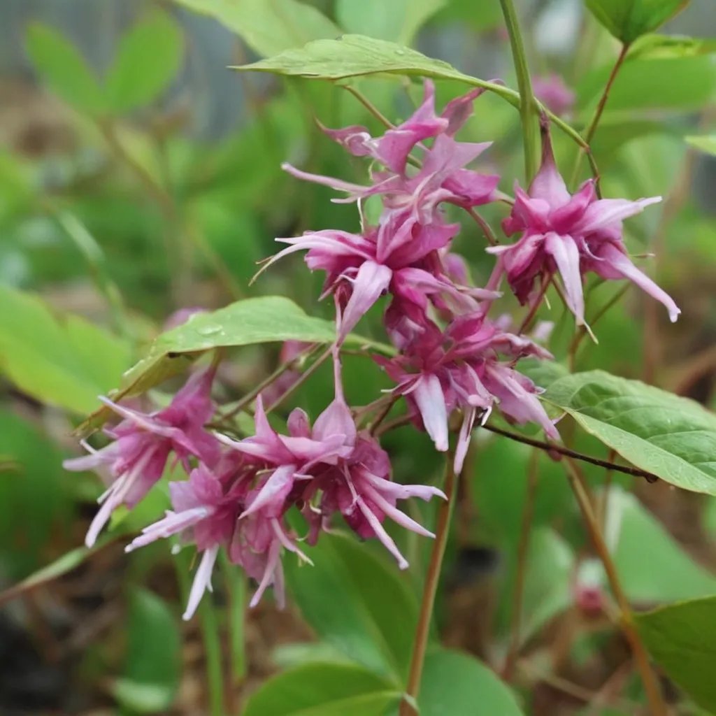 Epimedium grandiflorum 'Red Queen'