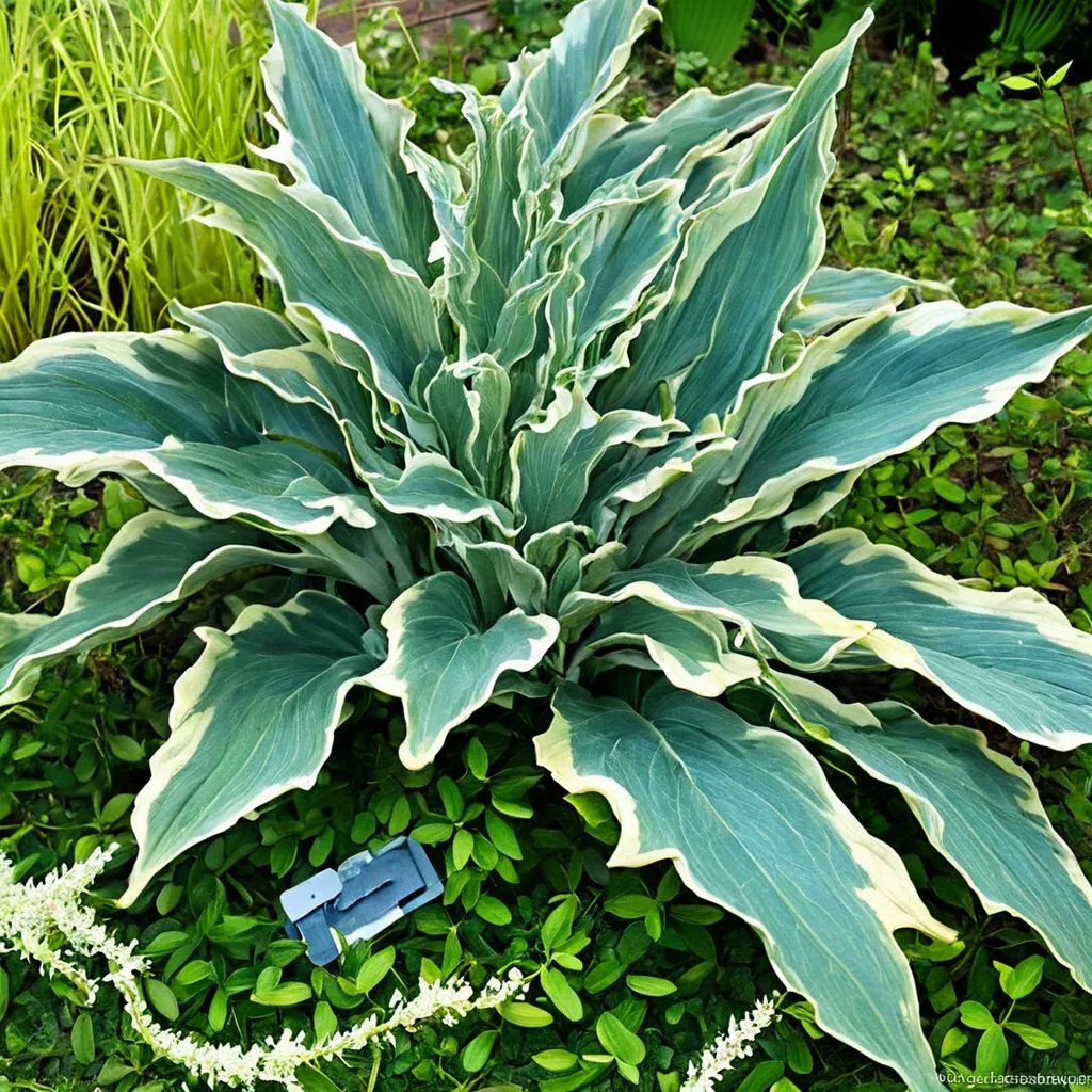 Hosta x hybrida 'Dancing in the Moonlight'
