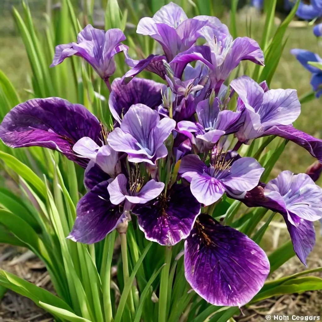 Iris sibirica 'Roaring Jelly'