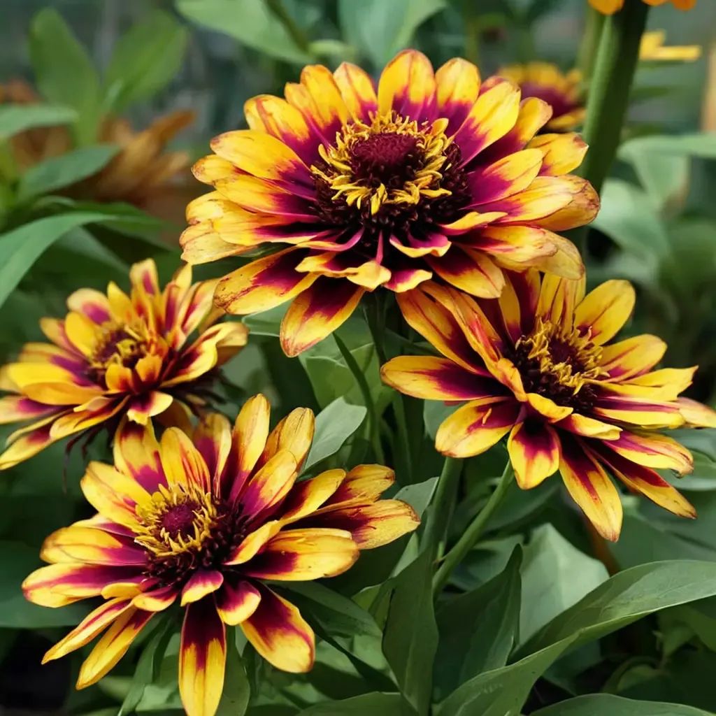 Zinnia elegans 'Zowie'