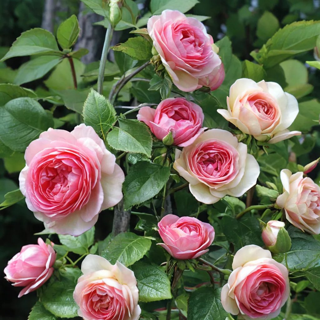 Rosa x hybrida 'Eden Climber'