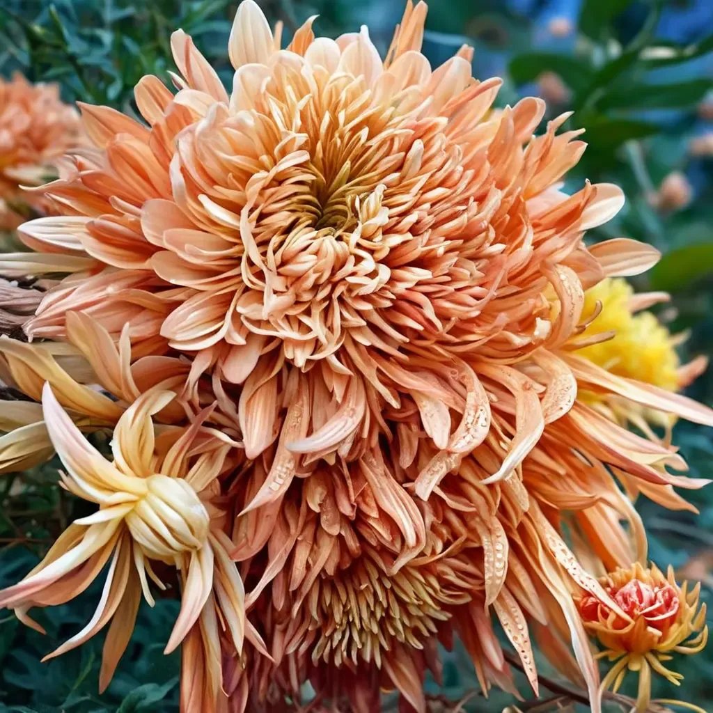 Chrysanthemum x morifolium 'Cheerleader'