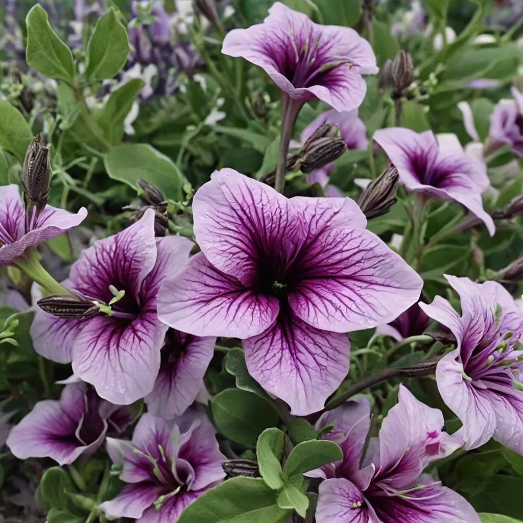 Petunia x hybrida 'Supertunia Bordeaux'