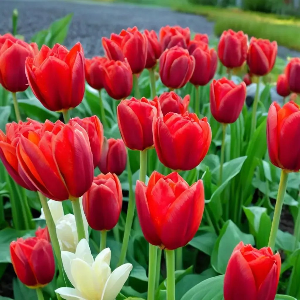 Tulipa gesneriana 'Kingsblood'