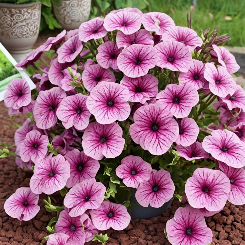 Petunia x hybrida 'Trailing Rose Veined'