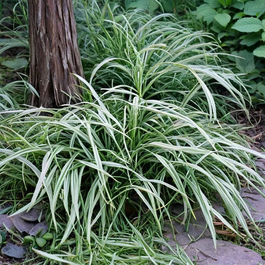 Carex x hybrida 'Silver Scepter'