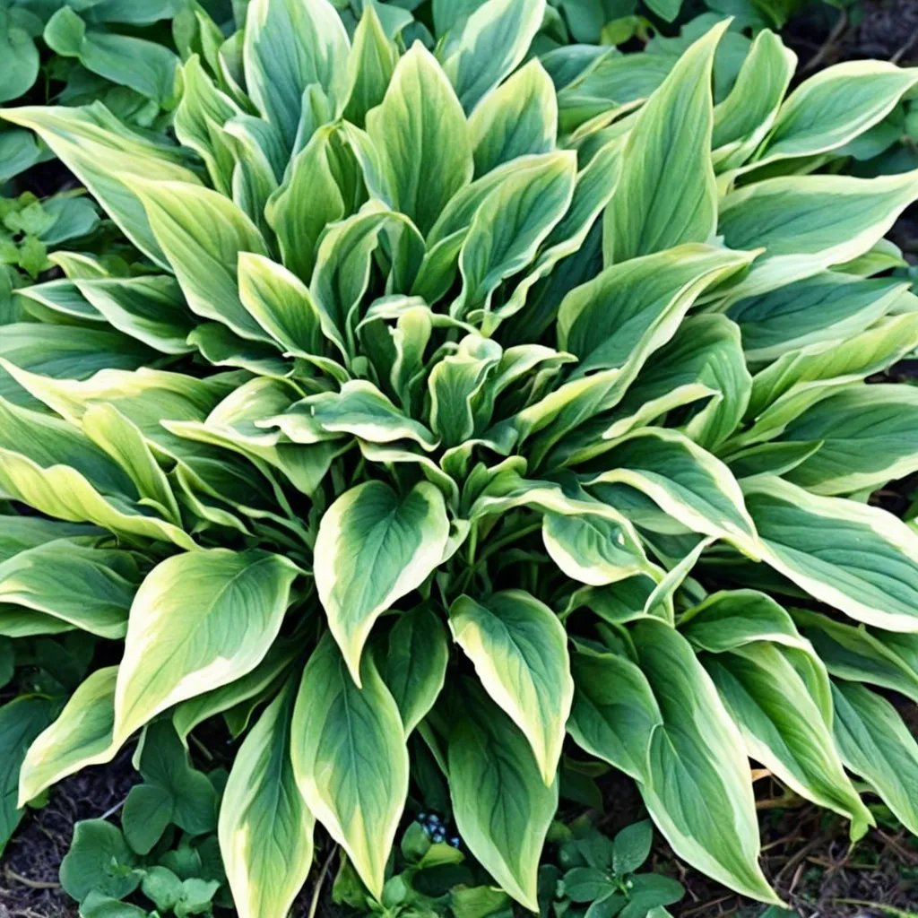 Hosta x hybrida 'Exotic Presentation'