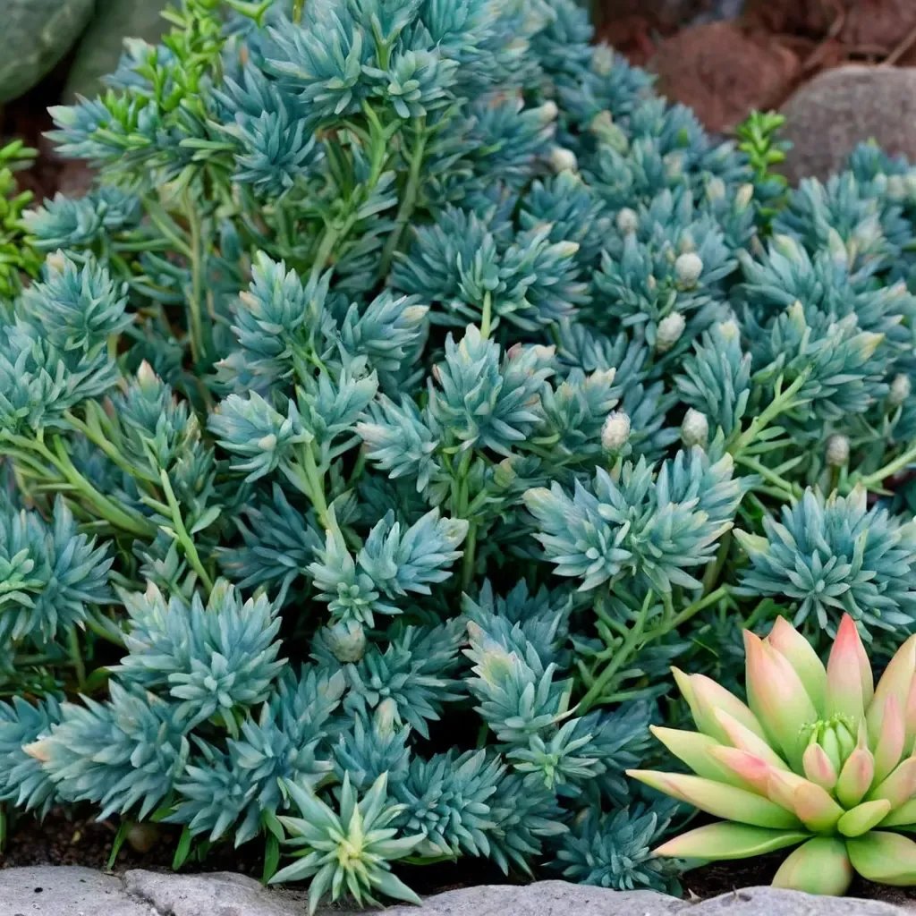 Sedum sieberianum 'Blue Spruce'