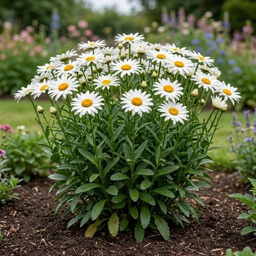 Leucanthmum superbum 'Snow Lady'