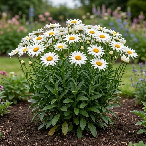 Leucanthmum superbum 'Snow Lady'
